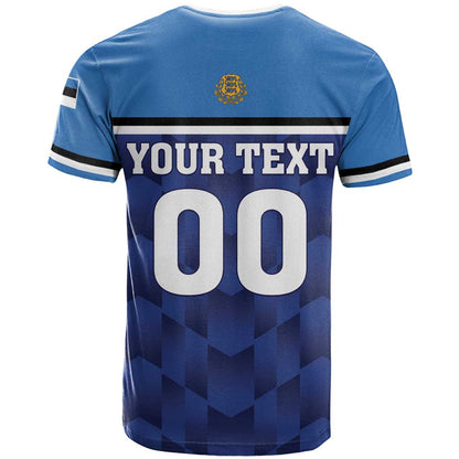 Custom Football 2026 Estonia T-Shirt Sinisargid Come On Graphic Tee