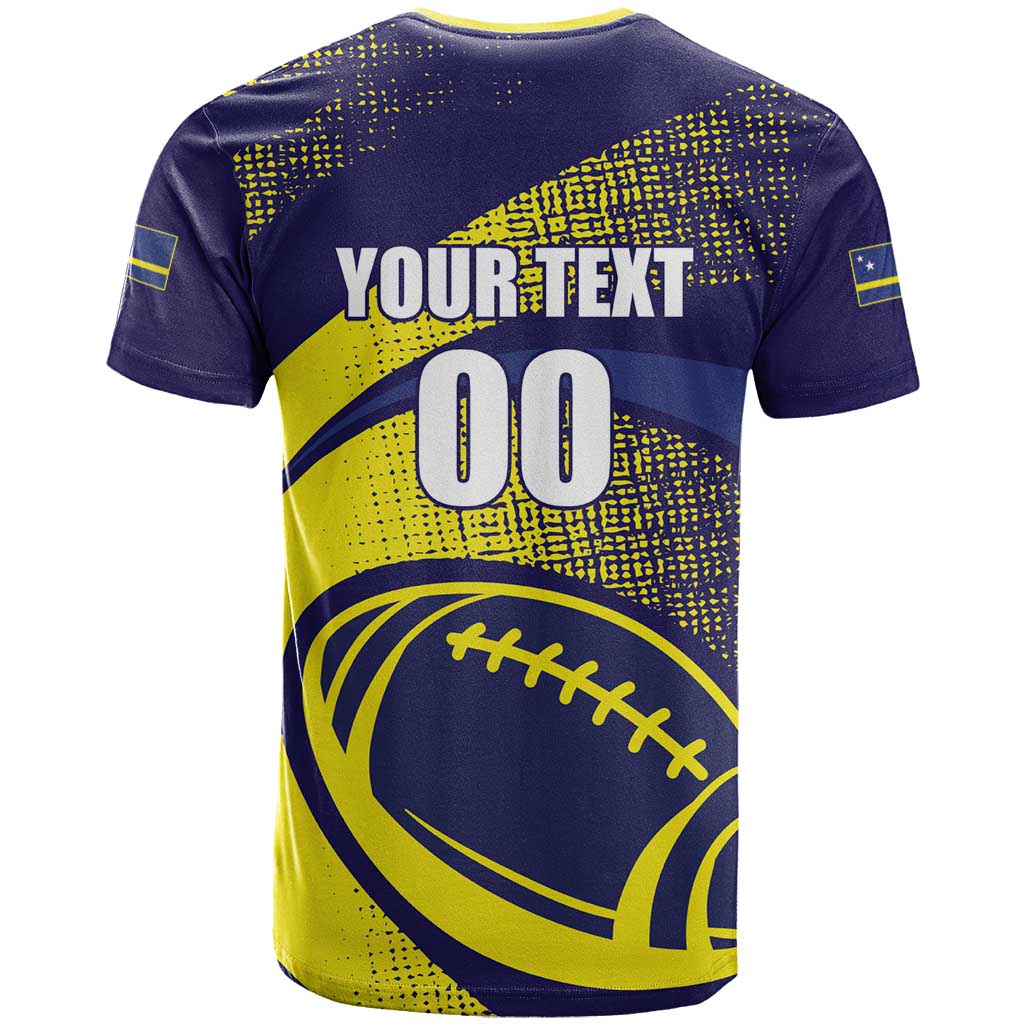 Custom Rugby Curacao T-Shirt Korsou Go Champion Graphic Tee
