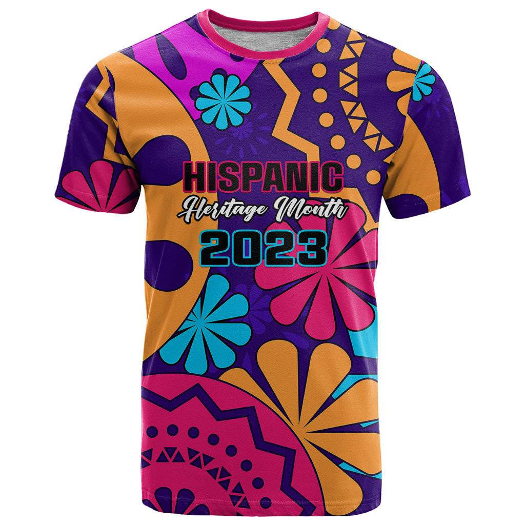 United States National Hispanic Heritage Month T-Shirt Mes Nacional de la Herencia Hispana Special Version Graphic Tee