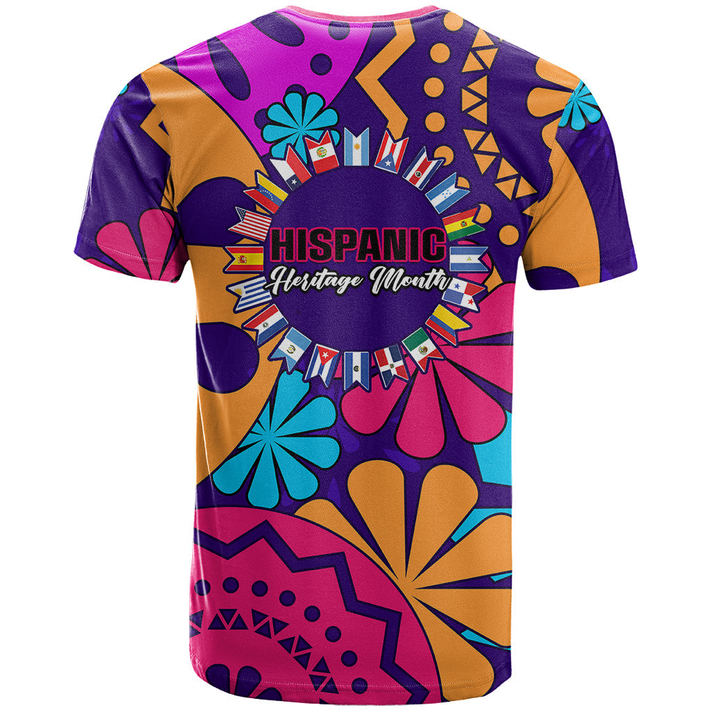 United States National Hispanic Heritage Month T-Shirt Mes Nacional de la Herencia Hispana Special Version Graphic Tee