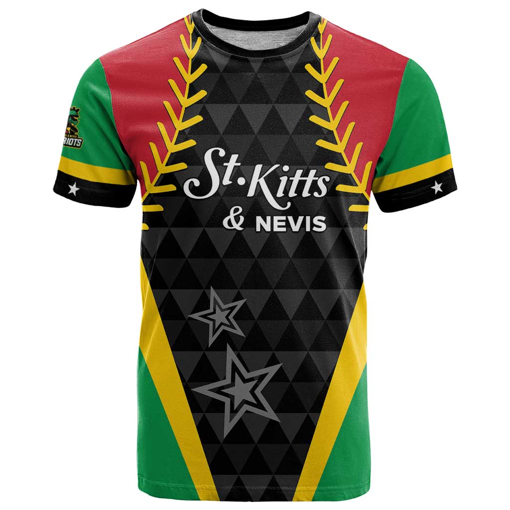 Custom Saint Kitts and Nevis Cricket Patriots T-Shirt St Kitts Nevis in Our Blood Graphic Tee