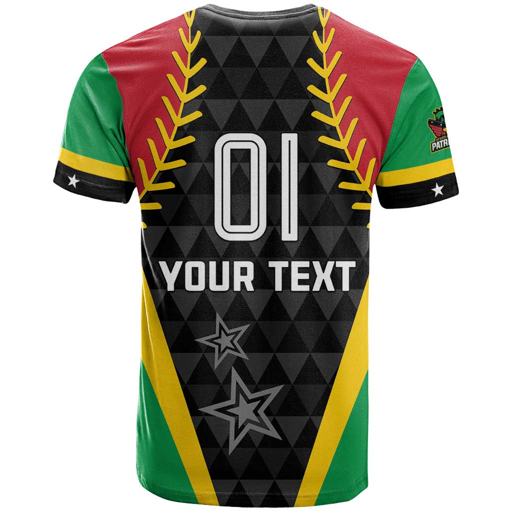 Custom Saint Kitts and Nevis Cricket Patriots T-Shirt St Kitts Nevis in Our Blood Graphic Tee