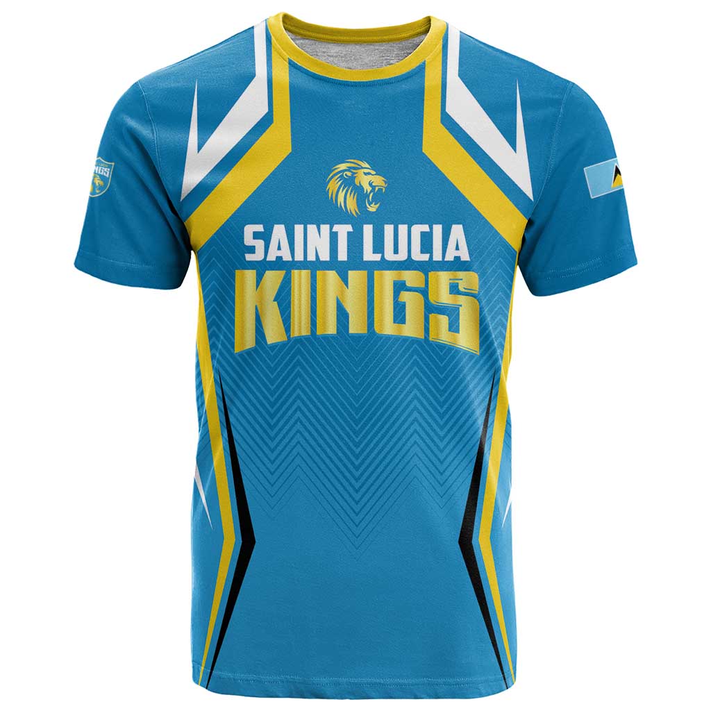 Custom Saint Lucia Cricket T-Shirt St Lucia Stars Champions 2024 Graphic Tee