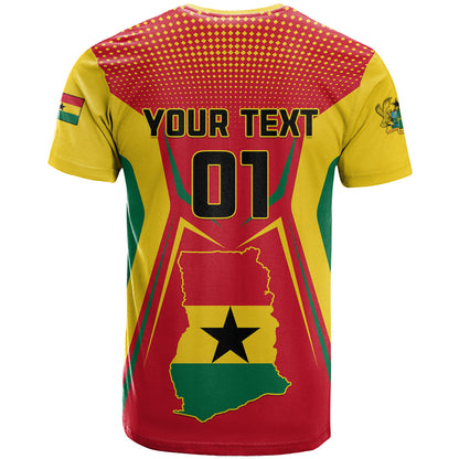 Ghana Football T-Shirt I Love Black Stars Graphic Tee