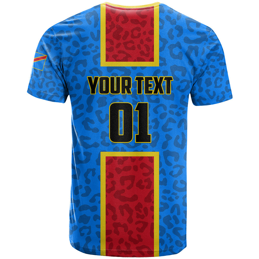 DR Congo Football T-Shirt Go Les Leopards Graphic Tee
