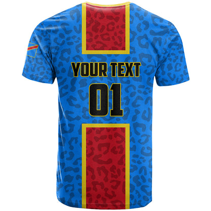 DR Congo Football T-Shirt Go Les Leopards Graphic Tee
