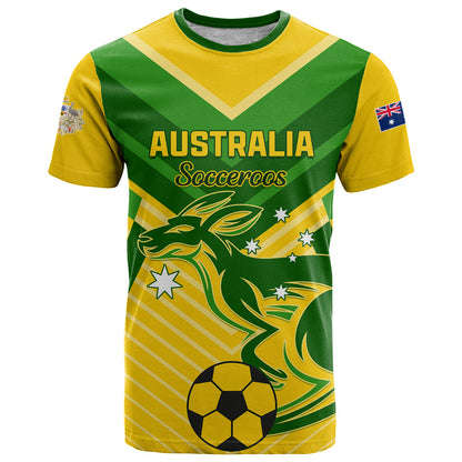 Australia Soccer T-Shirt Go Socceroos Graphic Tee