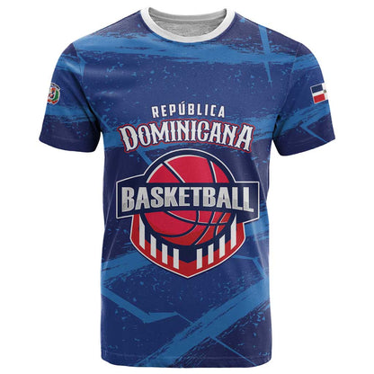 Custom Dominican Republic Basketball T-Shirt Enjoy The Game Graphic Tee