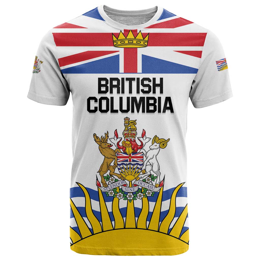 Personalized Canada British Columbia Province T-Shirt Splendor sine occasu Graphic Tee