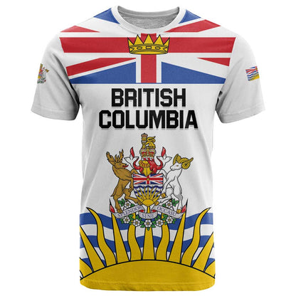 Personalized Canada British Columbia Province T-Shirt Splendor sine occasu Graphic Tee