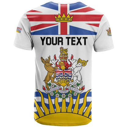 Personalized Canada British Columbia Province T-Shirt Splendor sine occasu Graphic Tee