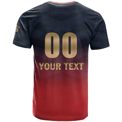 Custom Bengaluru 2025 Cricket Royal Challengers T-Shirt Lions Play Bold Graphic Tee