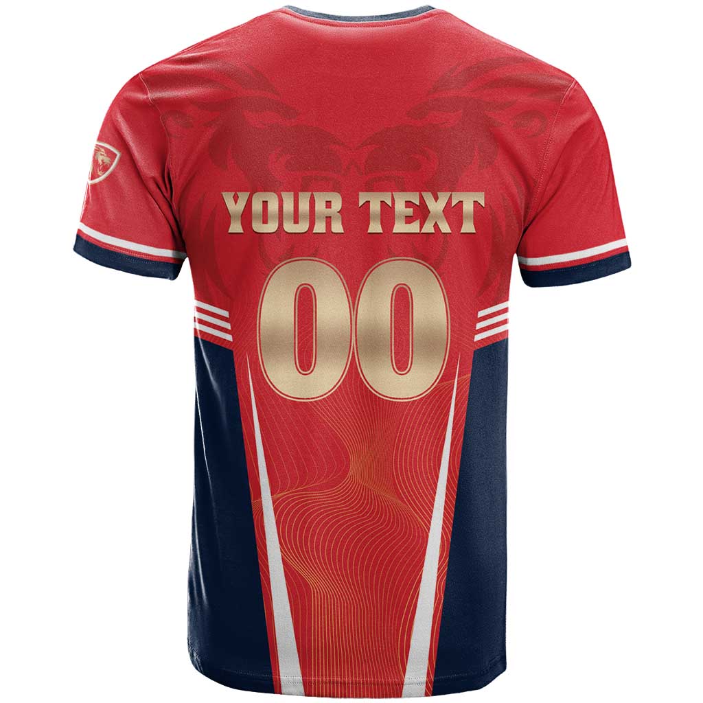 Custom Punjab 2025 Cricket Lion Kings T-Shirt Jazba Hai Punjabi Graphic Tee