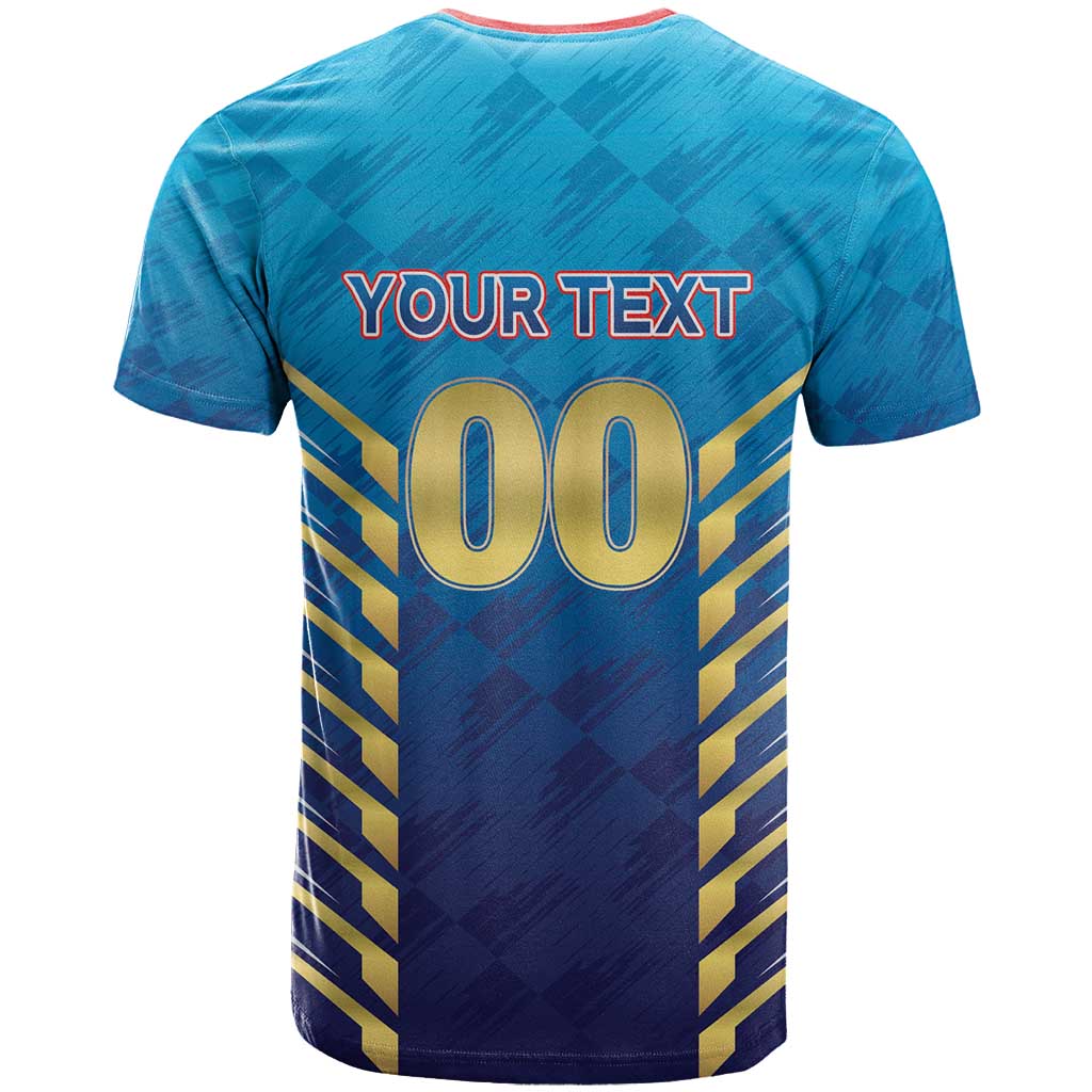 Custom Mumbai 2025 Cricket Indians T-Shirt Aali Re Play Like Mumbai Graphic Tee
