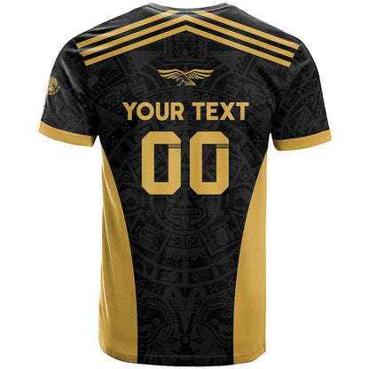 Custom Football 2025 Mexico T-Shirt Special Gold Edition Graphic Tee