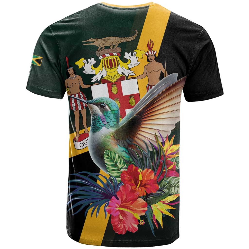 Jamaica Hummingbird T-Shirt Jumieka Tropical Graphic Tee
