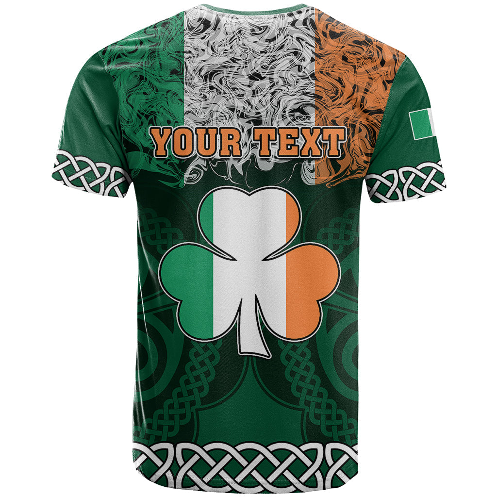 Personalised Ireland T-Shirt Irish Shamrock Mix Celtic Knotwork Pattern Graphic Tee