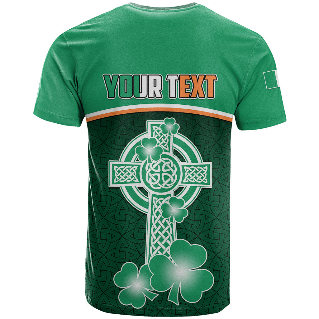 Personalised Ireland T-Shirt Irish Shamrock Harp Mix Celtic Pattern Graphic Tee