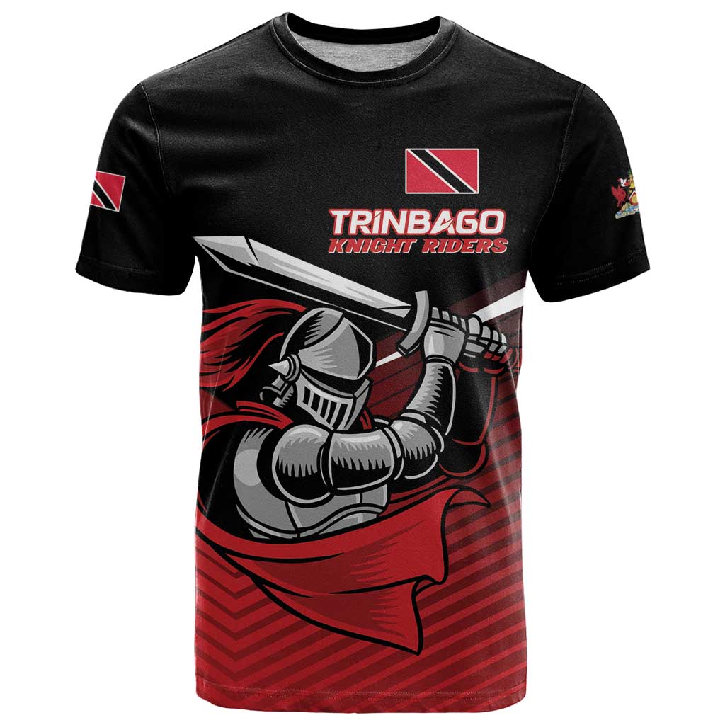 Custom Knight Riders Trinbago Cricket T-Shirt Play Fight Win Repeat Graphic Tee