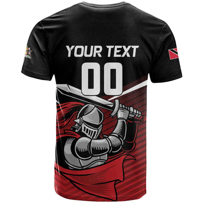 Custom Knight Riders Trinbago Cricket T-Shirt Play Fight Win Repeat Graphic Tee