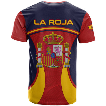Spain Football T-Shirt La Roja 2024 Sporty Style Graphic Tee