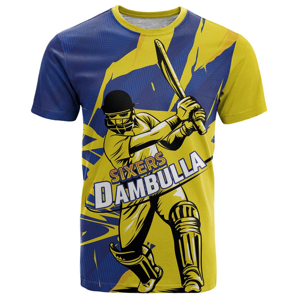 Custom Dambulla Cricket Sixers T-Shirt Ignite The Pride Graphic Tee