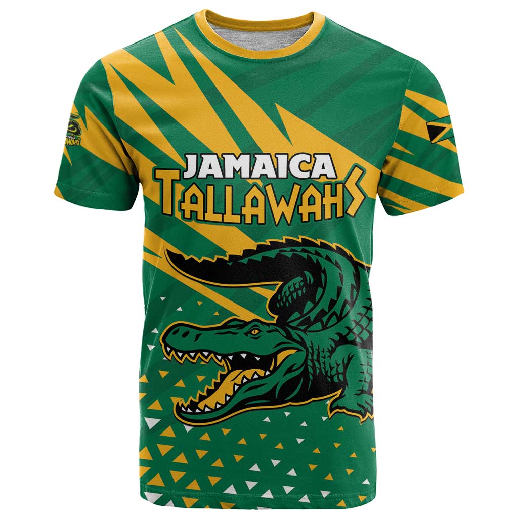 Custom Jamaica Cricket Tallawahs T-Shirt Fi Wi Tallawahs Champions Graphic Tee