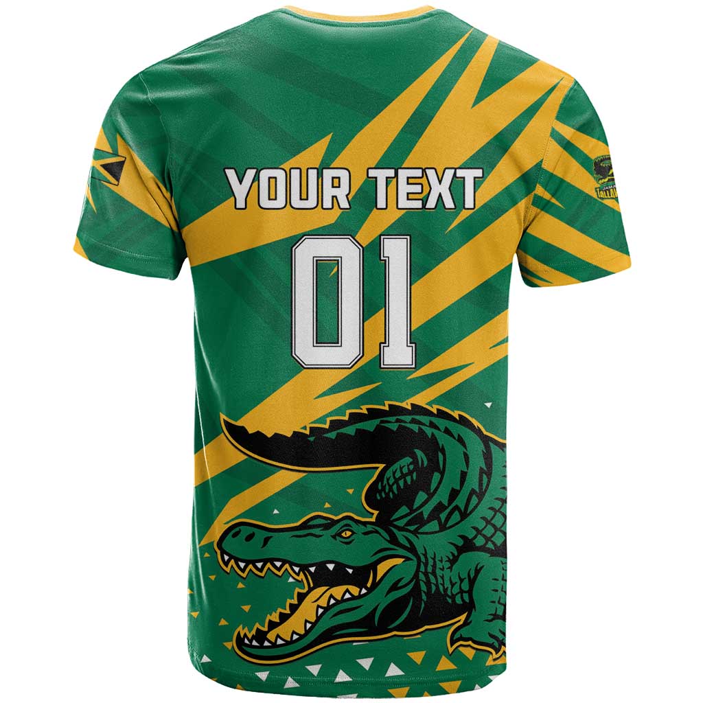 Custom Jamaica Cricket Tallawahs T-Shirt Fi Wi Tallawahs Champions Graphic Tee
