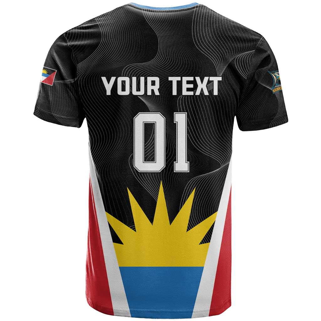 Custom Antigua Cricket Hawksbills T-Shirt Each Endeavouring All Achieving Graphic Tee