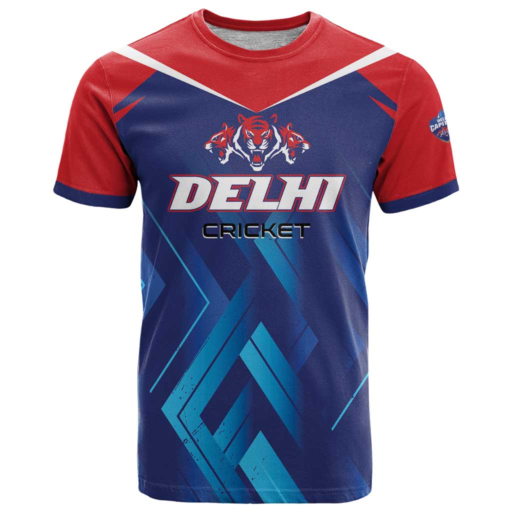 Custom Capitals Delhi 2025 Cricket T-Shirt Fight Till The End Graphic Tee