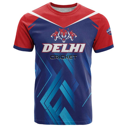 Custom Capitals Delhi 2025 Cricket T-Shirt Fight Till The End Graphic Tee