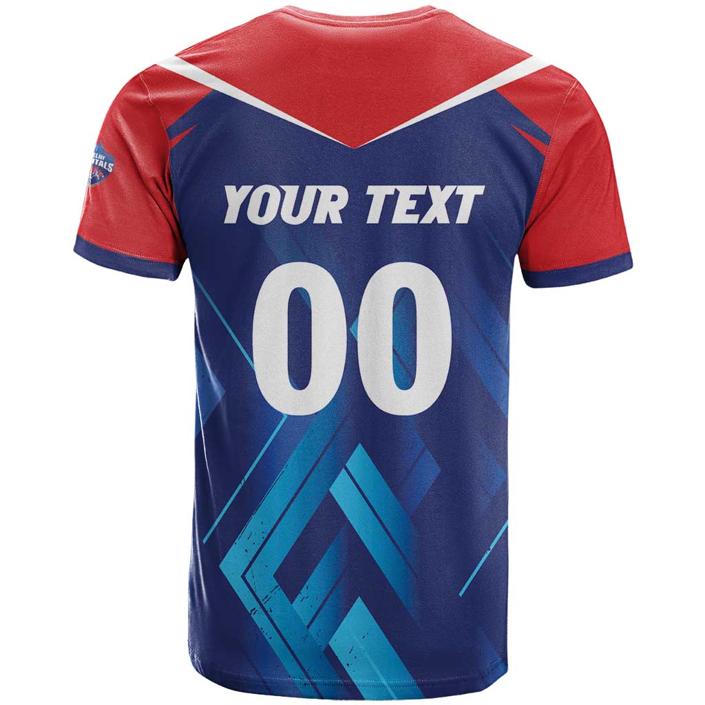 Custom Capitals Delhi 2025 Cricket T-Shirt Fight Till The End Graphic Tee