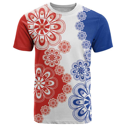 Paraguay Nanduti Traditional Lace Stylized T-Shirt Graphic Tee