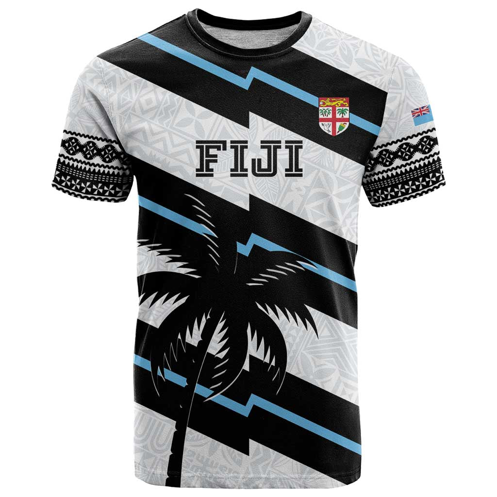 Custom Fiji 2024 Rugby T-Shirt Fijian Tapa Pattern Graphic Tee