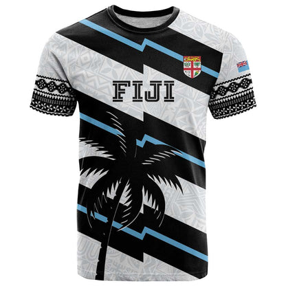 Custom Fiji 2024 Rugby T-Shirt Fijian Tapa Pattern Graphic Tee