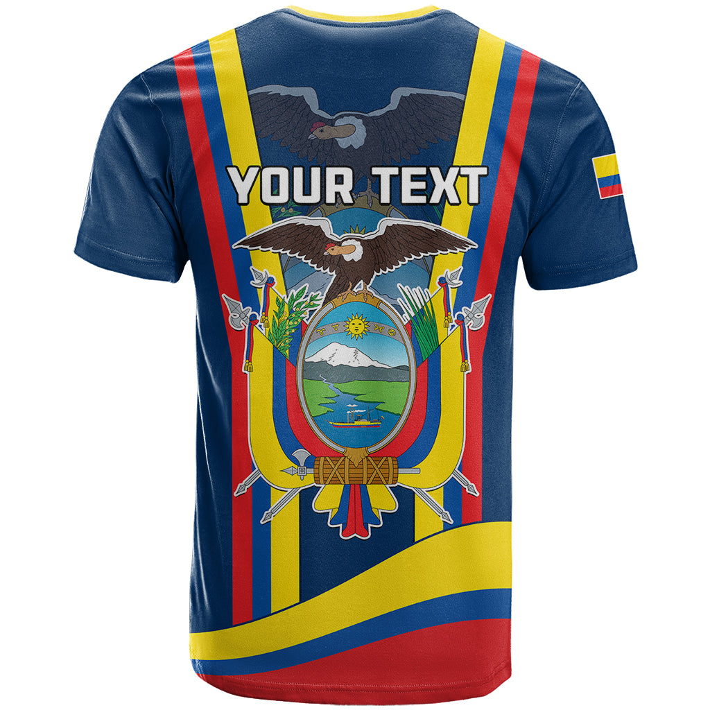 Custom Ecuador Independence Day T-Shirt Monumento a la Independencia Quito 10th August Graphic Tee