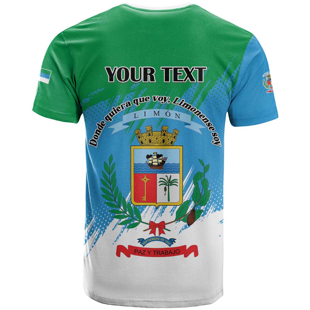 Personalized Costa Rica Limón Province T-Shirt Donde Quiera Que Voy Limonense Soy Graphic Tee