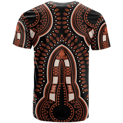 African Dashiki Pattern Vintage T-Shirt Graphic Tee