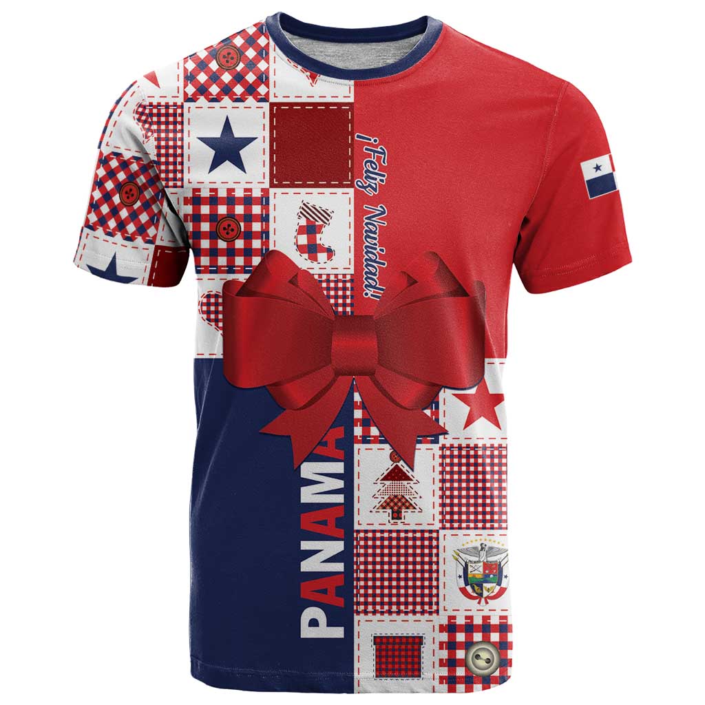 Panama Christmas Feliz Navidad T-Shirt Coquette Bow Style Graphic Tee