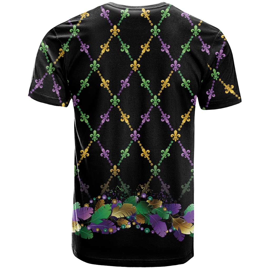 Mardi Gras Queen T-Shirt Let the Good Times Roll Graphic Tee