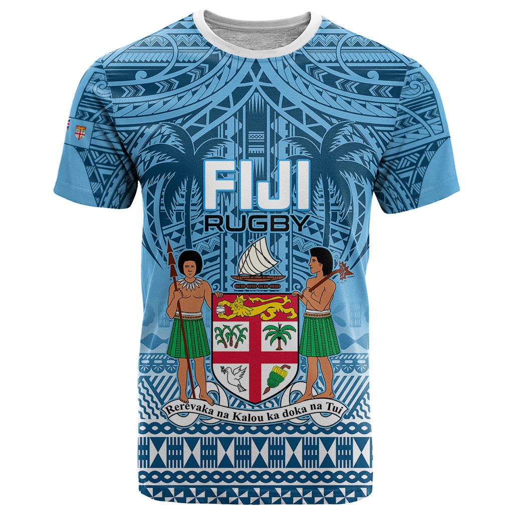 Custom Fiji Rugby T-Shirt Fijian Go World Cup Graphic Tee