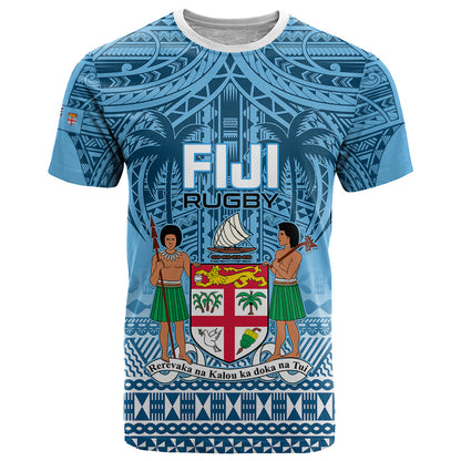 Custom Fiji Rugby T-Shirt Fijian Go World Cup Graphic Tee
