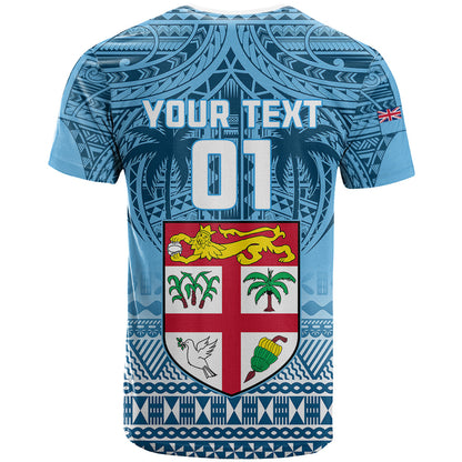 Custom Fiji Rugby T-Shirt Fijian Go World Cup Graphic Tee