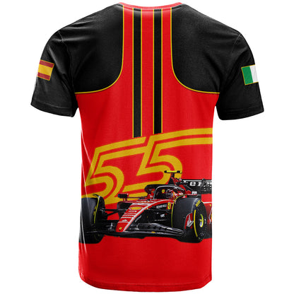 Carlos Sainz 55 T-Shirt Singapore GP Graphic Tee