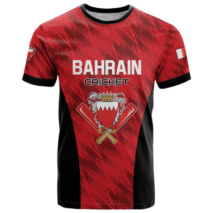 Custom Bahrain Cricket T-Shirt Come On Team Bahrain Graphic Tee