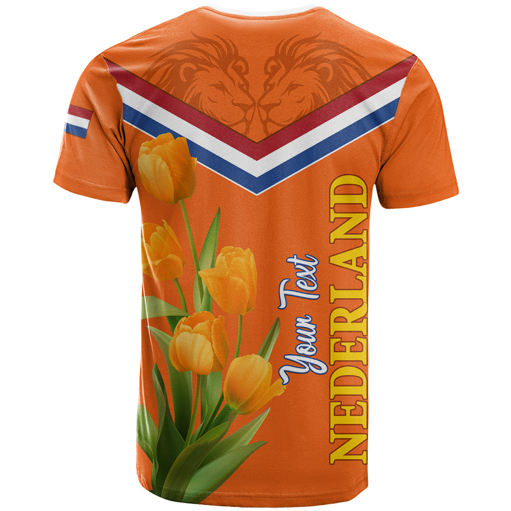 Netherlands Queen Day 2024 T-Shirt Nederland Koningsdag Orange Tulips Graphic Tee