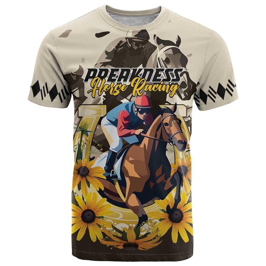 Personalized Preakness Horse Racing T-Shirt Middle Jewel Graphic Tee