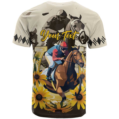 Personalized Preakness Horse Racing T-Shirt Middle Jewel Graphic Tee