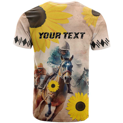 Personalized Preakness Horse Racing T-Shirt Run for the Black Eyed Susans Graphic Tee