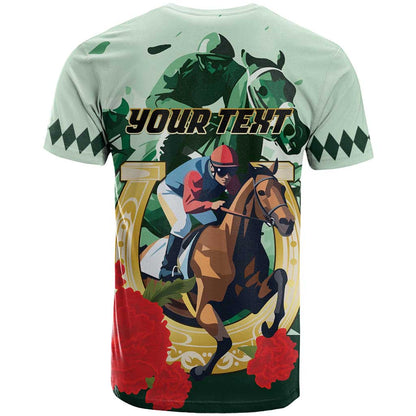 Personalized Belmont Horse Racing T-Shirt The Test of the Champion Graphic Tee